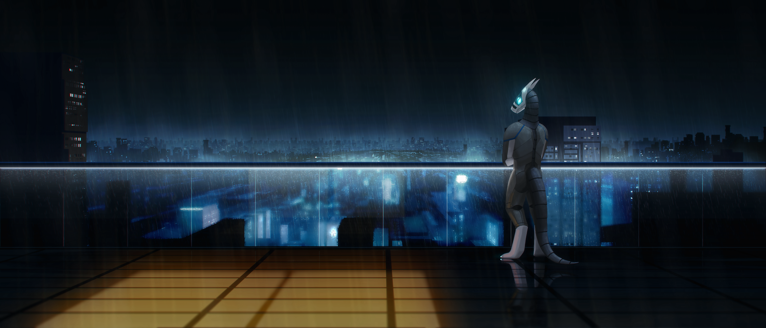 cool banner image with chromatic aberration